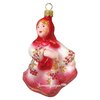 Ариель Стеклянная елочная игрушка Плясунья - Зимняя ягода 12 см, подвеска 612.6 - изображение