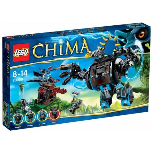 Конструктор LEGO Legends of Chima 70008 Боевая машина гориллы Горзана, 505 дет.