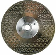 Диск алмазный отрезной Super Ceramic Flange (125 мм; М14) Hilberg HM514