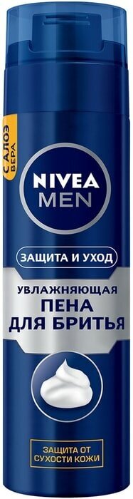 Пена для бритья NIVEA MEN Увлажняющая Защита и уход 200мл