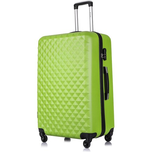 Чемодан L'case Phatthaya, 105 л, размер L, зеленый умный чемодан l case phatthaya 105 л размер l серый