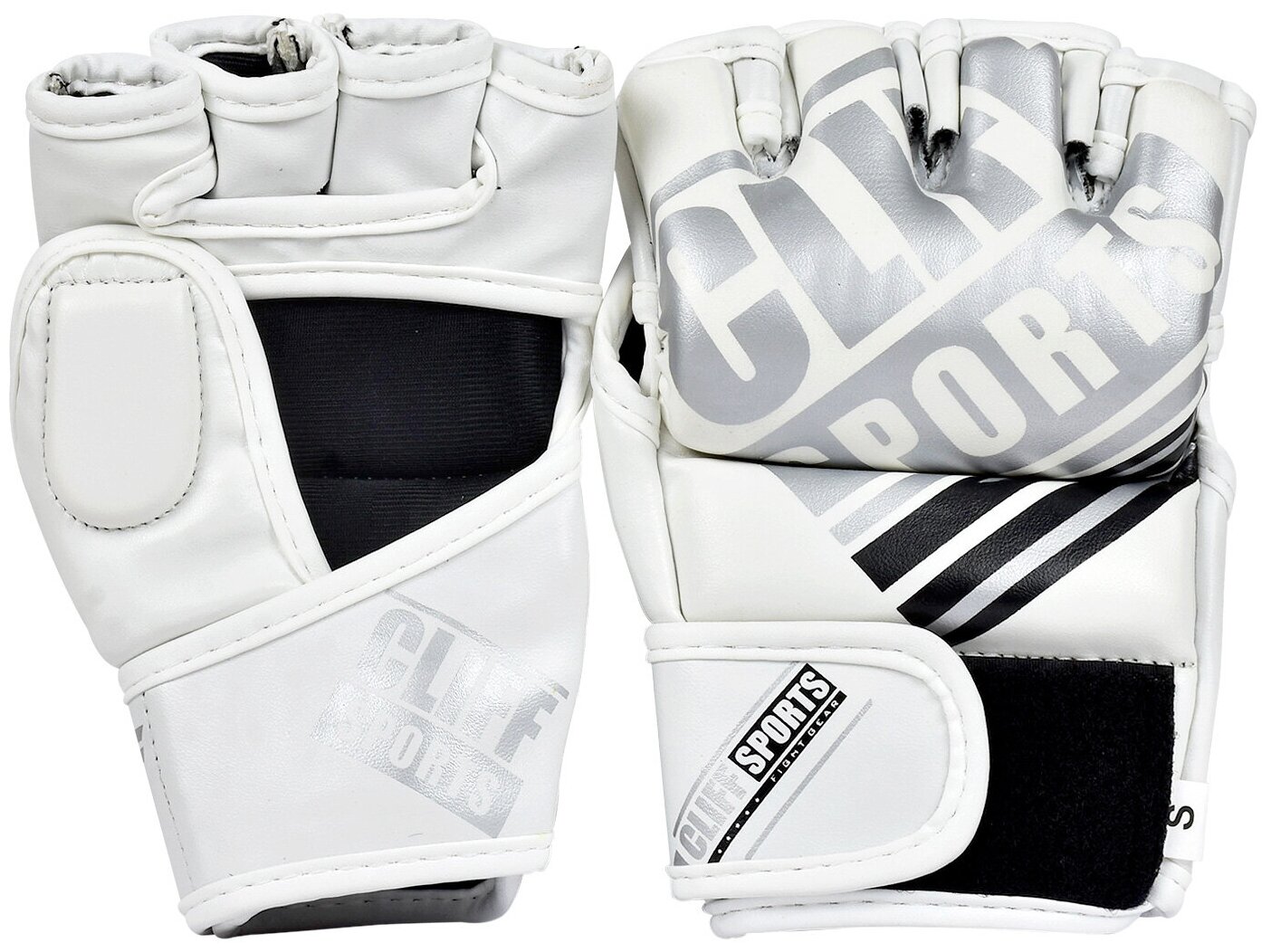Перчатки для ММА CLIFF CS-530, белые, р. L