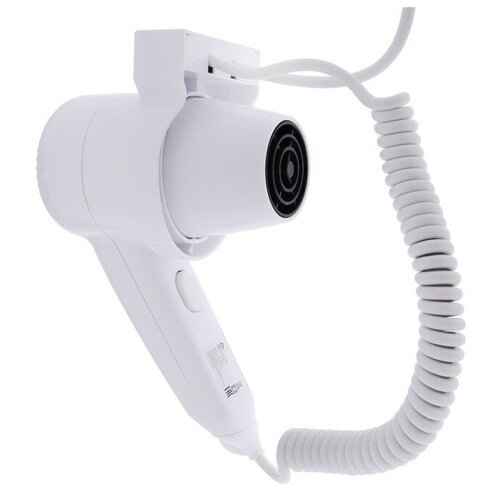 Фен настенный Luazon LGE-005 1600 Вт 2 скорости крепление в комплекте белый 345400₽