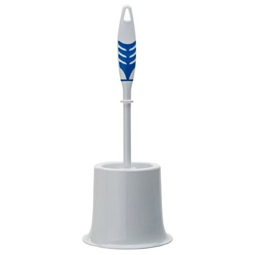 Комплект для туалета ElfPlast Prestige, бело-синий