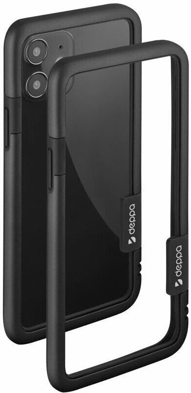 Бампер защитный Soft Bumper для Apple iPhone 12 mini, чёрный, черный, Deppa 870049