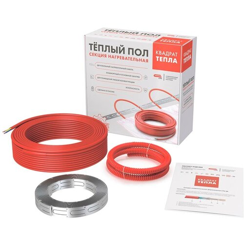 Теплый пол кабельный СТН Квадрат тепла КС-150-9 075-1 кв м 150 Вт 9 м 5158₽