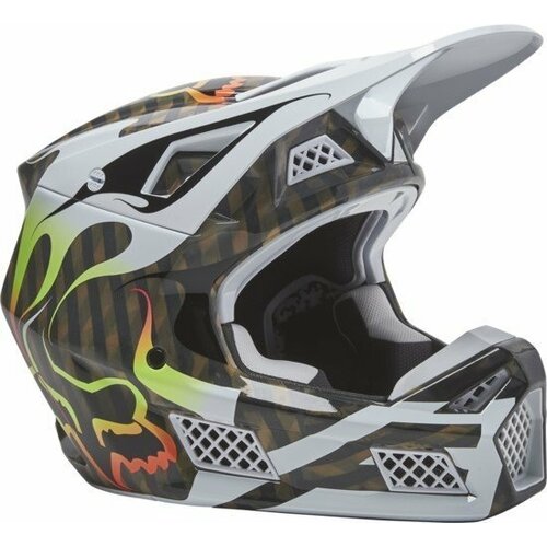 Шлем кроссовый Fox V3 RS Fahren Helmet (Mul, M, 2022 (28021-922-M))