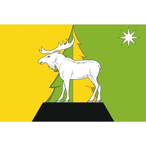 Флаг города Железногорск-Илимский. Размер 135x90 см. флаг города железногорск илимский 90х135 см
