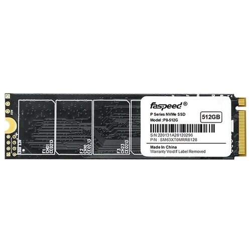 SSD накопитель Faspeed 512 Гб M2 PCIe NVMe 2280 299900₽