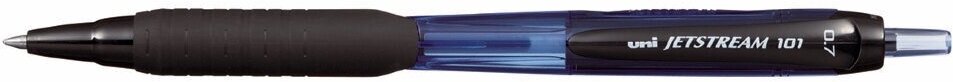 Шариковая автоматическая ручка UNI Jetstream SXN-101-07, синий, 0.7 мм. 3 шт.