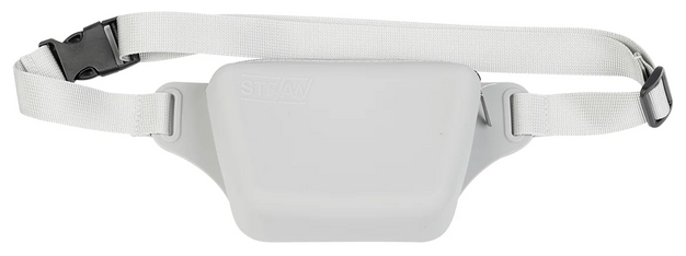 Сумочка на ремне с молнией для лакомств силиконовая New STEFAN, серый, WF70701 - фотография № 6