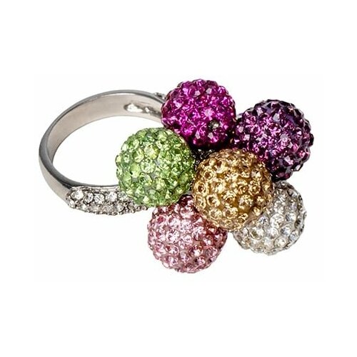 фото Кольцо pa paris, бижутерный сплав, мультиколор