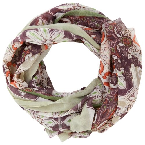 фото Шарф женский finn flare, цвет: светло-зеленый a20-11406_508, размер: единый