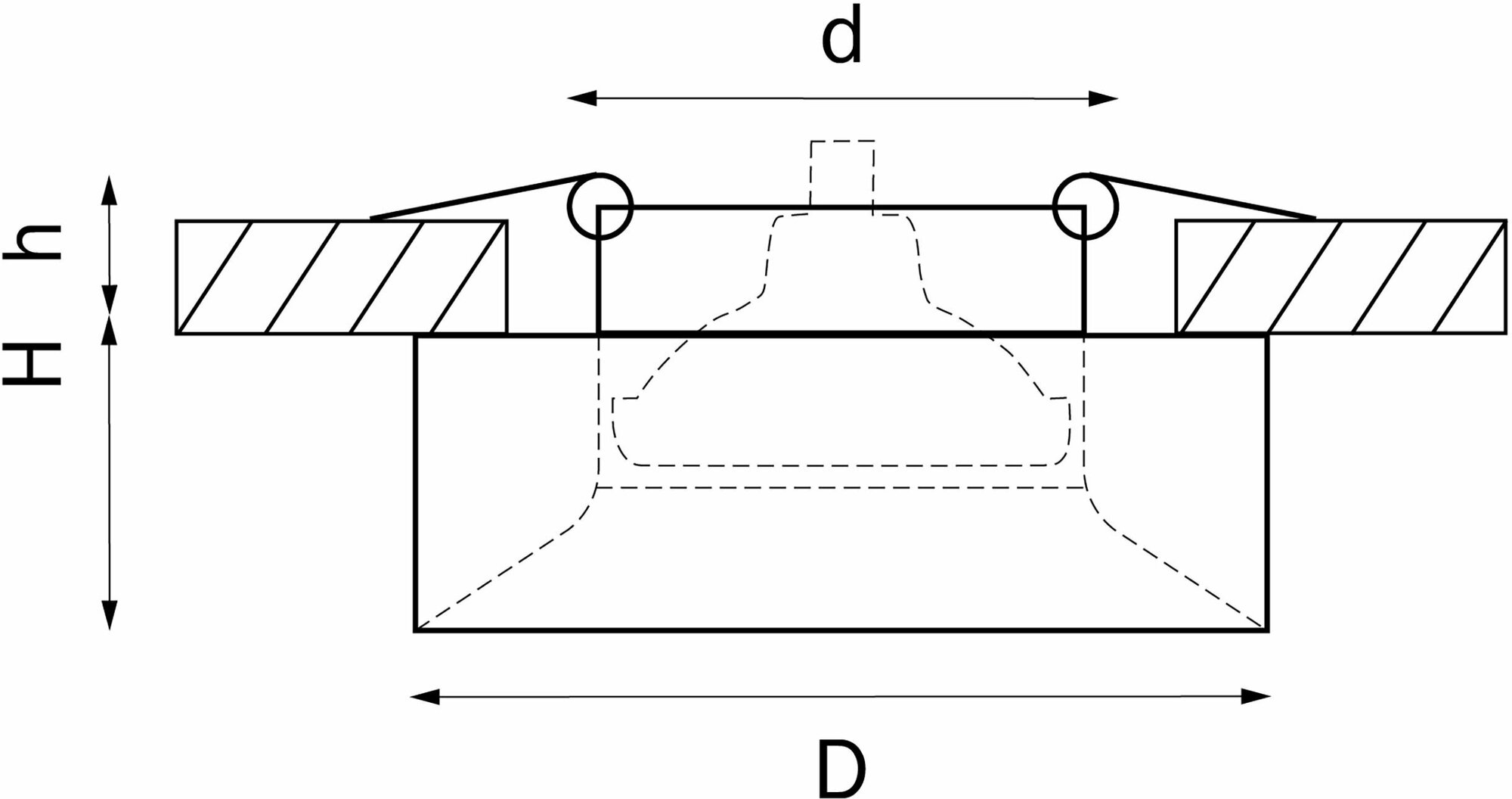 Встраиваемый светильник Levigo L01002120 (010021+510020) - фотография № 3