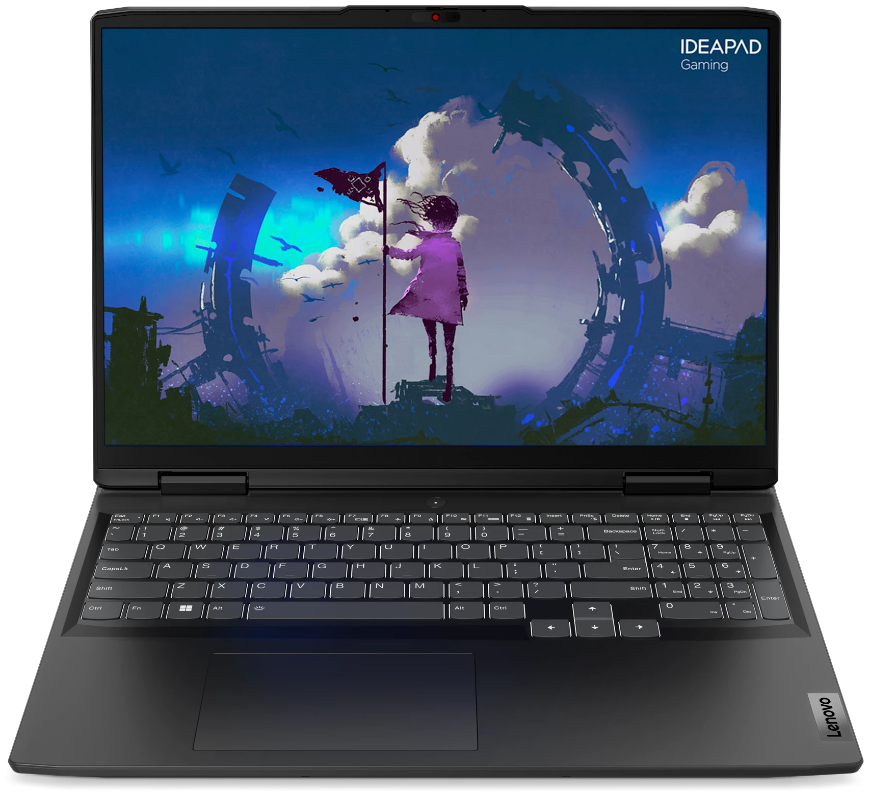 16" Ноутбук Lenovo IdeaPad Gaming 3 Gen 7 16IAH7 1920x1200, Intel Core i7 12650H 1.7 ГГц, RAM 16 ГБ, DDR4, SSD 1 ТБ, NVIDIA GeForce RTX 3050 Ti, без ОС, 82SA00DJRK, Onyx Grey