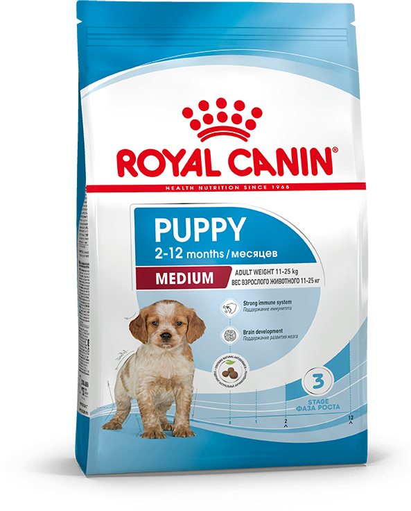 C  Royal Canin Medium Puppy    1 , 3