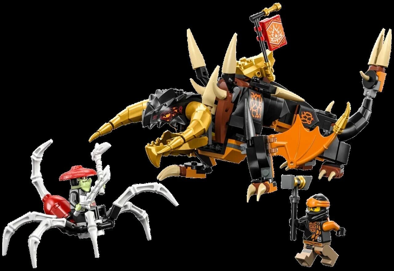 Конструктор LEGO Ninjago 71782 Cole’s Earth Dragon EVO