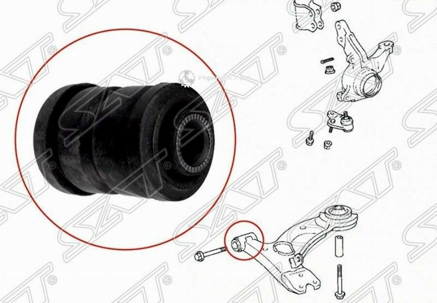 ST4865420150 SAT Сайлентблок FR переднего нижнего рычага TOYOTA CALDINA/CARINA/CORONA D=37 92--96