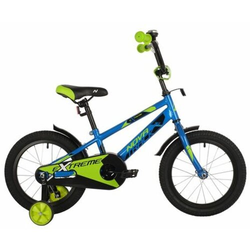 Детский велосипед Novatrack Extreme 16 2021 16 Синий 100-115 см 877000₽