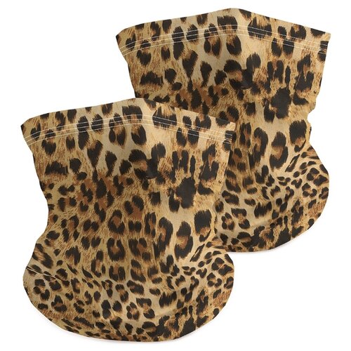 фото Универсальный бафф маска joyarty "зона леопарда" 2шт