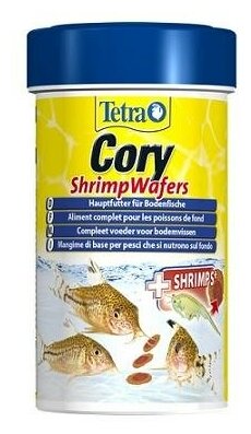 TetraCory Shrimp Wafers корм-пластинки с добавлением креветок для сомиков-коридорасов 100 мл - фотография № 15