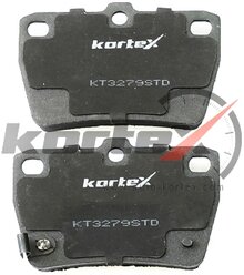 Дисковые тормозные колодки задние KORTEX KT3279STD для Toyota RAV4, Chery Tiggo (4 шт.)