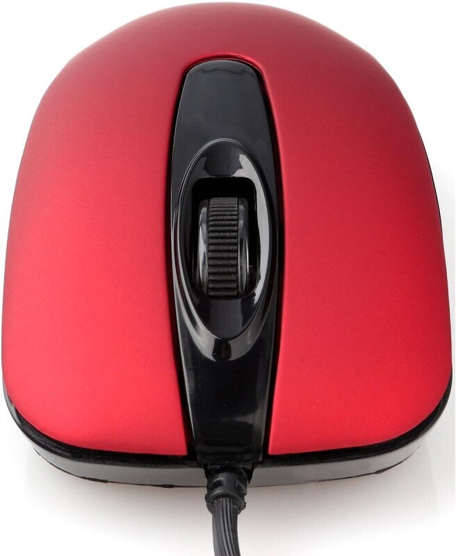 Мышь проводная Gembird MOP-400-R красный USB - фото №11