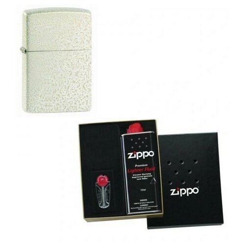 Зажигалка ZIPPO Classic 49181 в подарочной упаковке + топливо и кремни