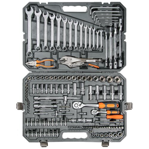 Набор инструментов универсальный 137 предметов пластиковый кейс AT-137-10 AIRLINE 21519₽