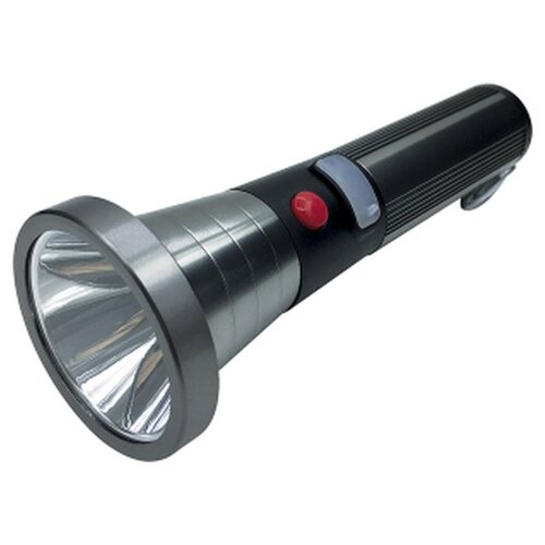 фото Фонарь ручной "сибирский следопыт-blur", 1 led + 1 cob, аккум. 220в, usb