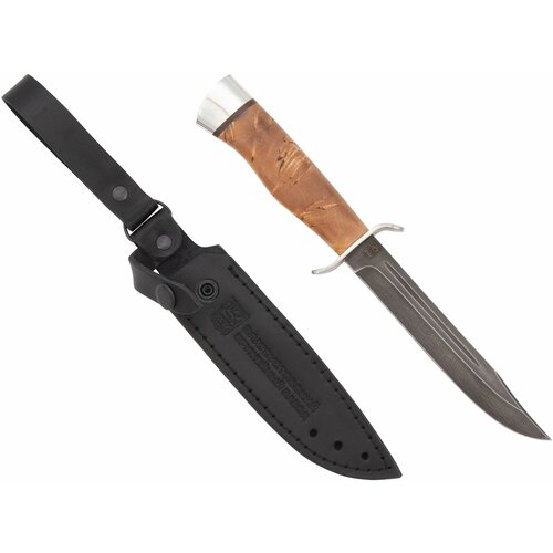 Нож Разведчика (сталь Х12МФ, карельская берёза-ал.) нож разведчика сталь 95x18 карельская берёза ал