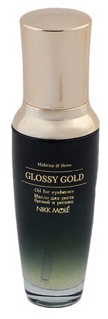 Масло для роста бровей и ресниц Nikk Mole Glossy Gold 50мл