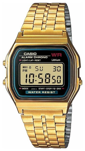 Браслет стальной Casio A-159WGEA-1