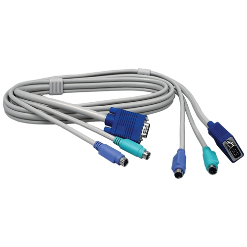 KVM-кабель TRENDnet TK-C06 кабель для квм trendnet tk c10 3 метра 2 x ps 2 svga