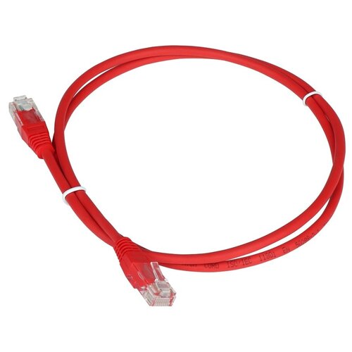 Патч-корд RJ45 - RJ45, 4 пары, UTP, категория 5е, 5 м, красный, TWT TWT-45-45-5.0-RD патч корд rj45 rj45 4 пары utp категория 5е 5 м красный twt twt 45 45 5 0 rd