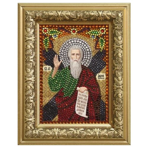 фото 0305 набор для выкладывания стразами 'святой апостол андрей первозванный' 10,5*14,8 см преобрана
