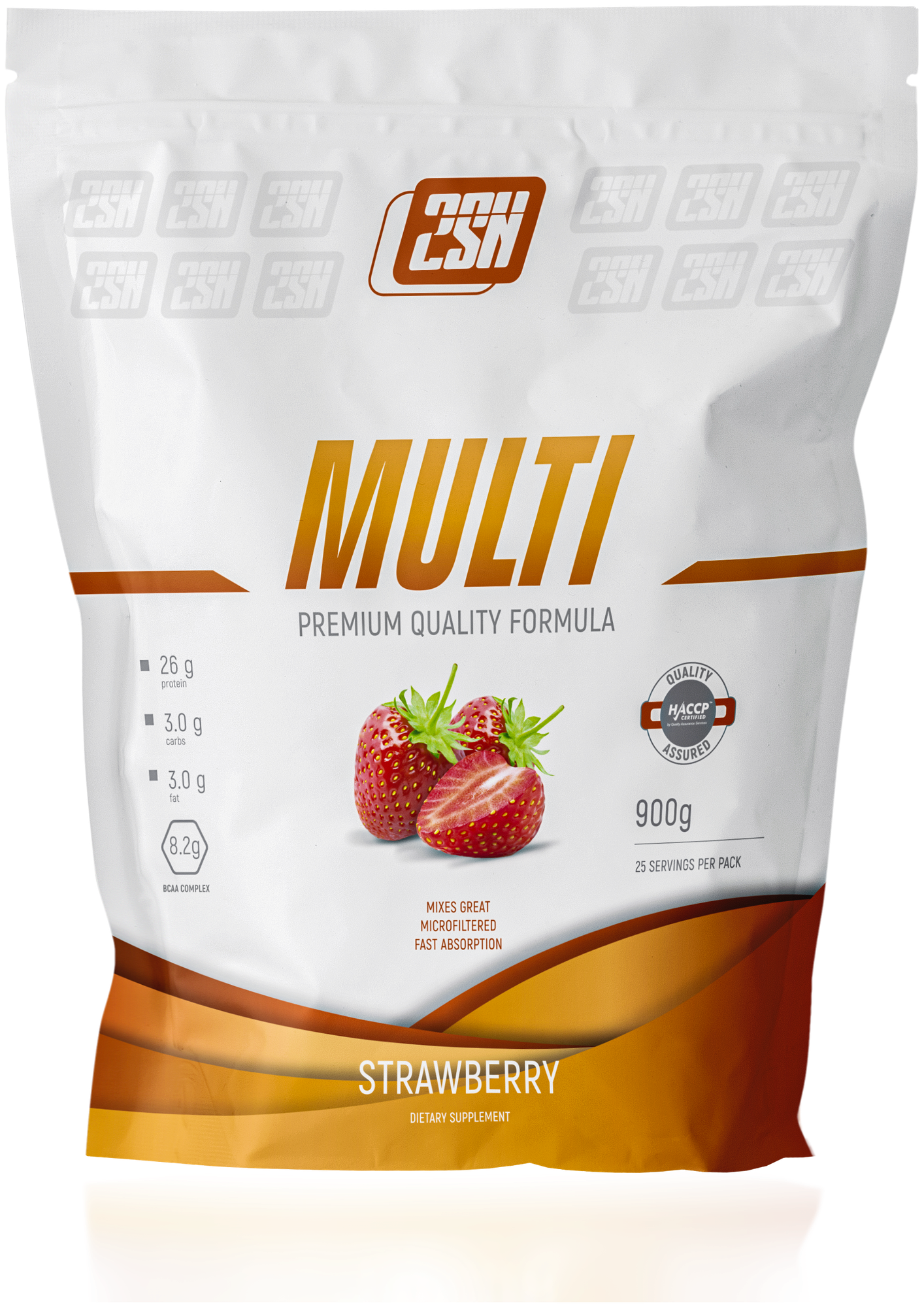 Мультикомпонентный протеин 2SN Multi Protein 900г Клубника