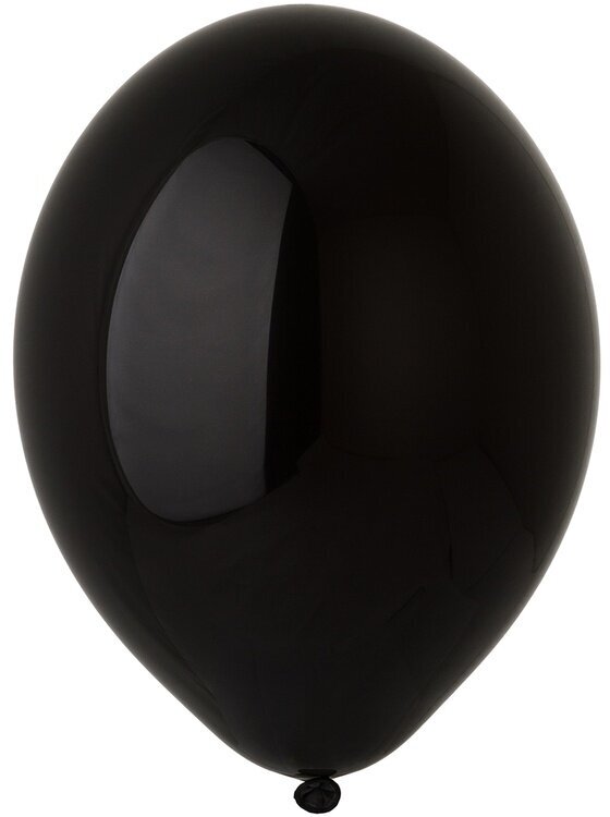 Набор воздушных шаров Belbal, 27 см, 50 шт. чёрный