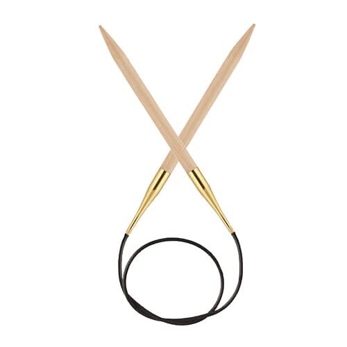 Купить Спицы Knit Pro Basix Birch 35313, диаметр 6.5 мм, длина 40 см, натуральный