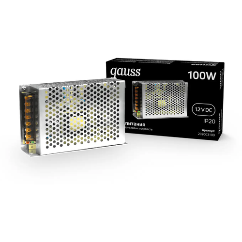 Блок питания 100W 12V IP20 Gauss