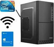 Системный блок Intel core i3-2100, 3.1 ГГц, RAM 4Gb, SSD 120Gb, Windows 10Pro, Wi-Fi офисный, для работы, для учебы, для дома