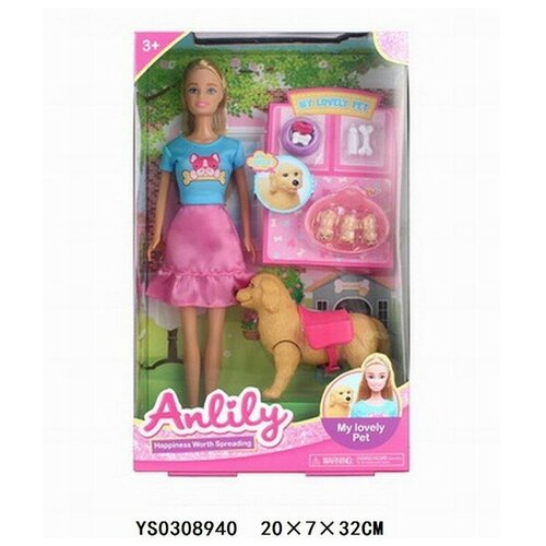 Кукла 99278 Anlily рождение щенков в кор. игрушка anlily кукла в вертолете