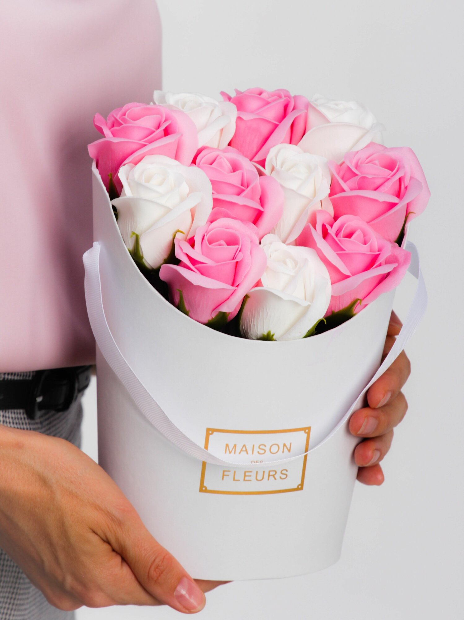 Букет из мыльных роз, цветы из мыла, Цветы на 14 февраля и 8 марта, подарок Маме