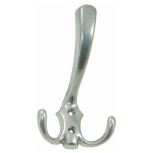Крючок-вешалка № 9 трехрожковый, металл, хром эффект