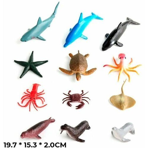фото Набор животных 9609 морские в пак. 615-320 китайская игрушка
