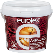Защитно-декоративное покрытие EUROTEX аквалазурь (бесцветный / 0.9кг)