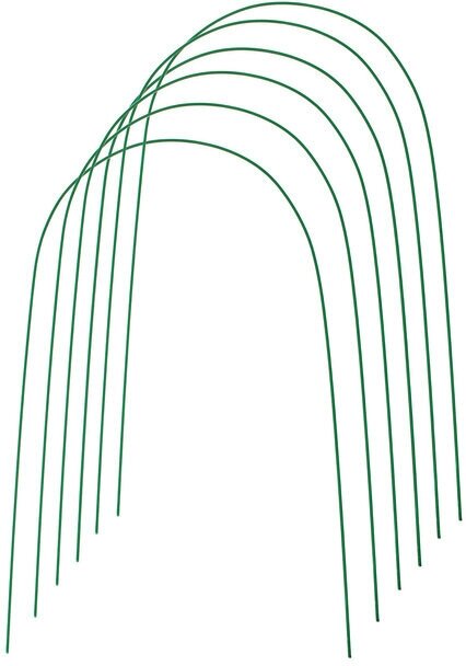 Дуги для парника металл в кембрике 4 м d - 10 мм набор 6 шт