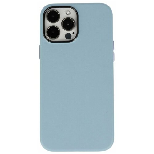 Чехол Кожаный Для iPhone 13 PRO MAX K-Doo Noble Collection Светло-синий
