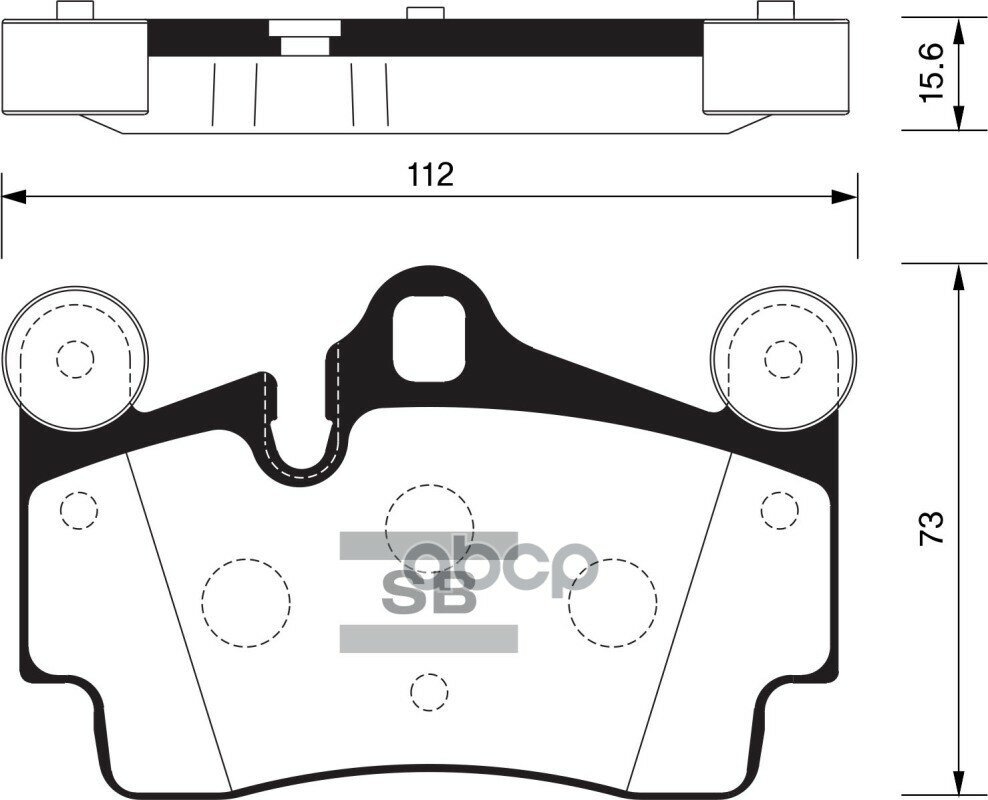 Колодки Тормозные Дисковые Sangsin brake арт. SP2198