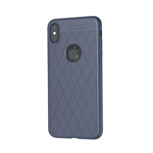 Накладка HOCO Admire series protective case для iPhone Xs Max синяя чехол накладка для iphone x xs hoco colorngrace tpu девочка hc 526